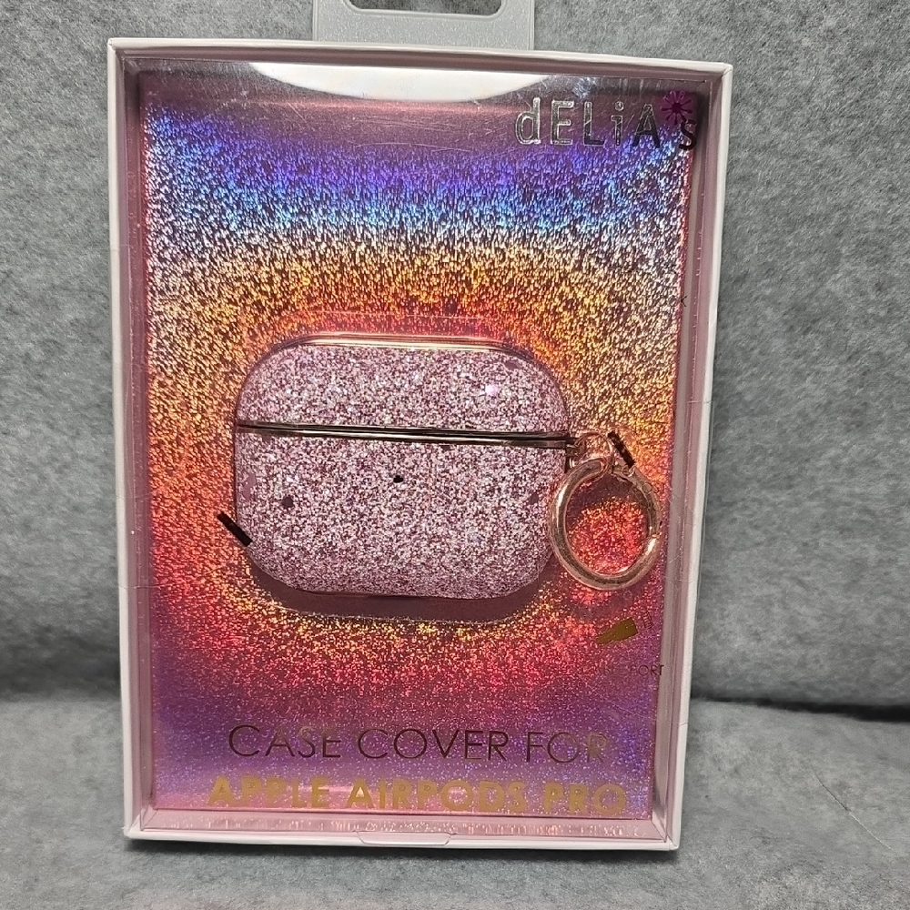 Delia's Metalic Glitter Hard-Shell AirPods Pro Case Cover